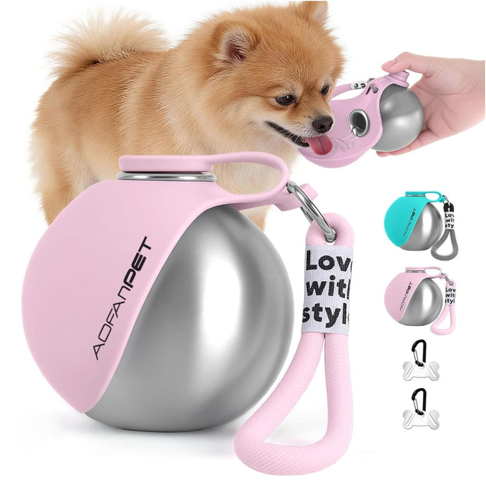 Stainless Steel Portable Dog Water Bottle